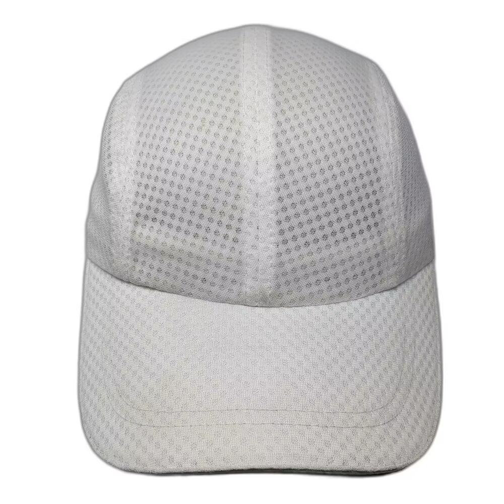 TrailHeads Baseball Cap White OS Mesh Strapback Pink Logo Breathable Running Hat